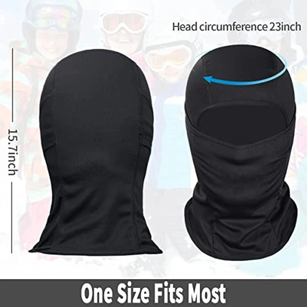 Cagoule Thermique Unisexe – Masque Intégral | Ski, Moto, Randonnée, Froid Intense🚚 Livraison rapide en 8 à 12 jours ouvrés depuis la France FelizShop