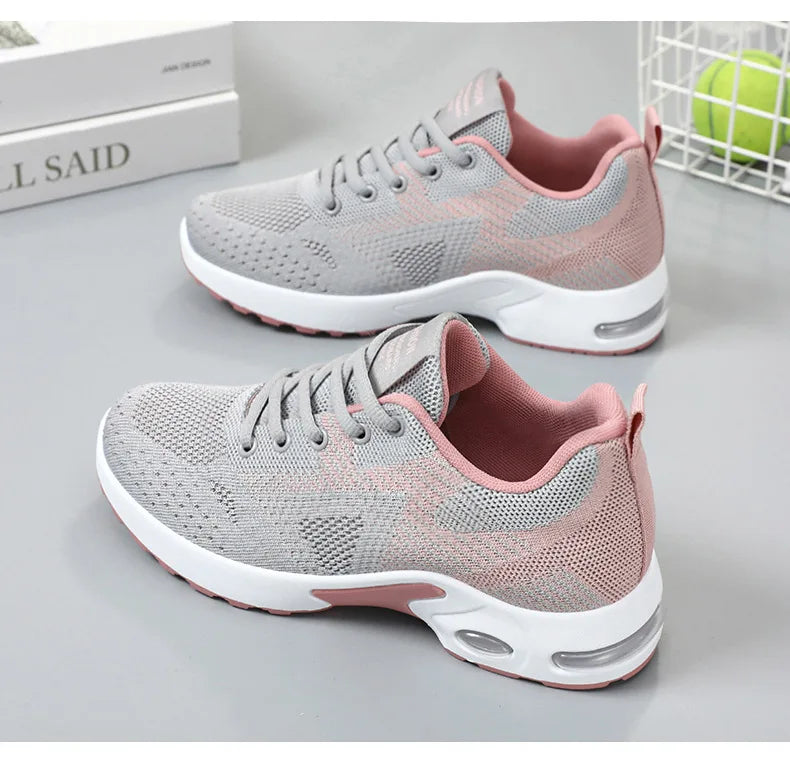 Baskets de Running Femme 2025 – Chaussures de Sport Respirantes à Coussin d’Air | Confort & Grandes Tailles🚚 Livraison rapide en 8 à 12 jours ouvrés depuis la France FelizShop