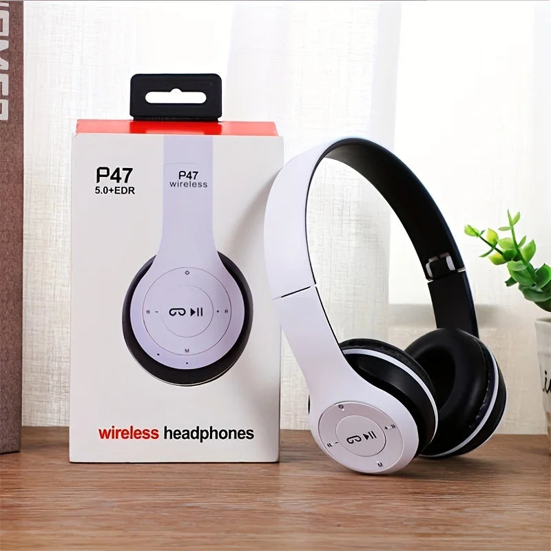 Casque Sans Fil Bluetooth 5.0 – Pliable, Basses Puissantes & Carte Mémoire | Avec Micro🚚 Livraison rapide en 8 à 12 jours ouvrés depuis la France FelizShop