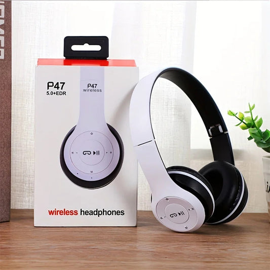 Casque Sans Fil Bluetooth 5.0 – Pliable, Basses Puissantes & Carte Mémoire | Avec Micro🚚 Livraison rapide en 8 à 12 jours ouvrés depuis la France FelizShop