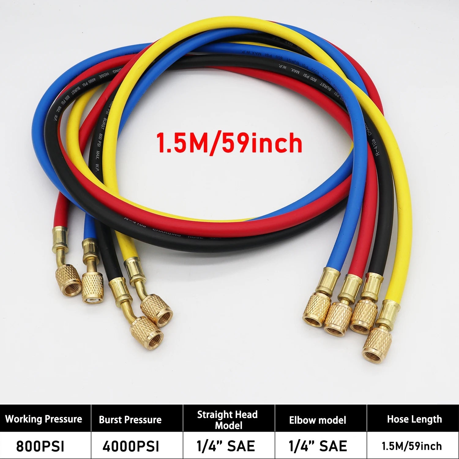 Manifold 4 Voies – Kit Pression Climatisation & Recharge FelizShop