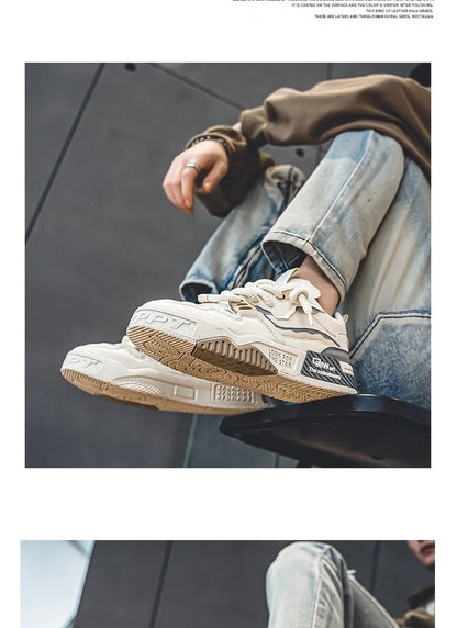 Baskets Chunky Homme 2025 – Sneakers Streetwear à Semelle Épaisse Antidérapante | Style Tendance Jeune & Urbain🚚 Livraison rapide en 8 à 12 jours ouvrés depuis la France FelizShop