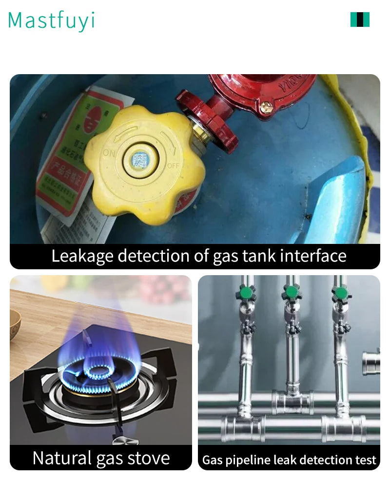 Détecteur de Fuite de Gaz Portable MASTFUYI – Alarme Sonore & Lumineuse FelizShop