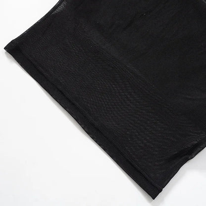 Crop Top Corset Mesh Noir Femme – Patchwork & Tube Top Sexy
Tailles : S à L
Matière : mesh léger, patchwork de tissus
Style : bustier tube, sans manches, épaules dénudées, coupe slim
Saison : été, streetwear
🚚 Li FelizShop