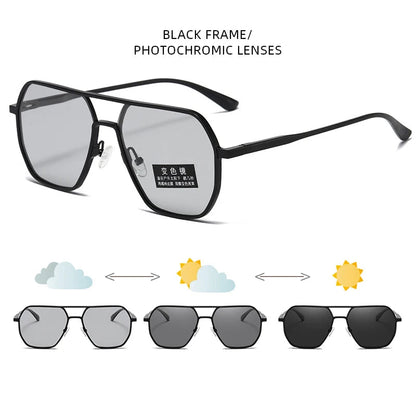 Lunettes de Soleil Photochromiques de Luxe – Polarisées & Anti-Éblouissement – Unisexe UV400🚚 Livraison rapide en 8 à 12 jours ouvrés depuis la France FelizShop