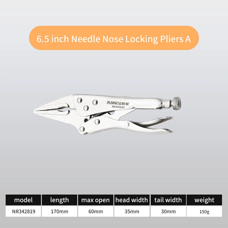 Pince-étau AMR – Mâchoires Courbes et Long Nez Multifonction FelizShop