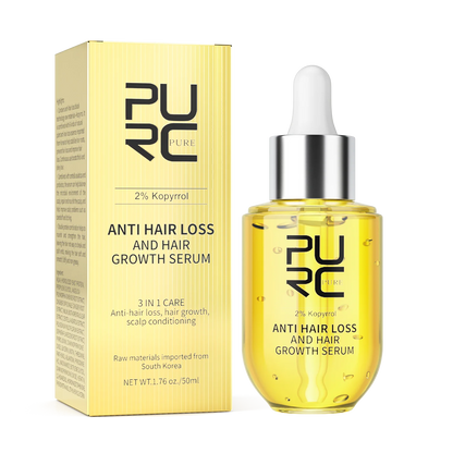 Sérum Capillaire PURC Biotine & Gingembre – Soin Réparateur & Hydratant – 35ml / 50ml🚚 Livraison rapide en 8 à 12 jours ouvrés depuis la France FelizShop