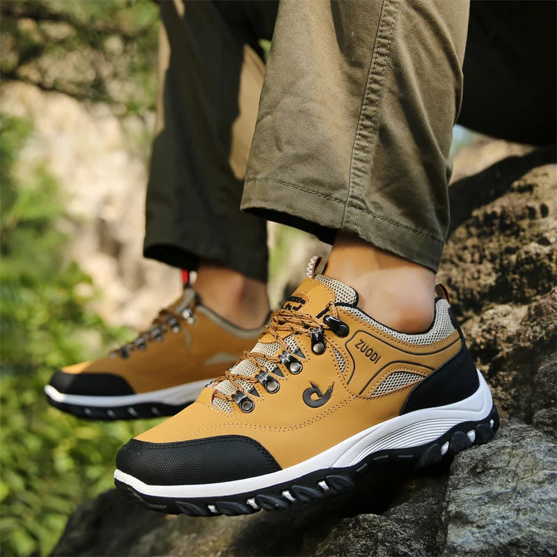 Chaussures Décontractées Homme en Cuir – Sneakers Légères Style Tennis | Printemps, Automne, Hiver FelizShop