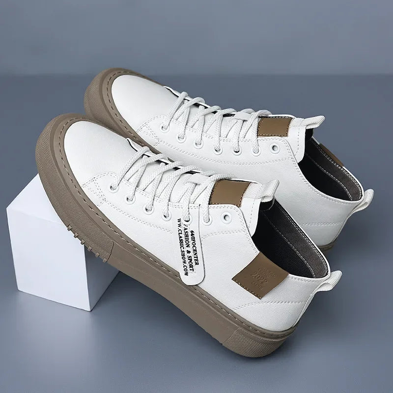 Sneakers Homme 2024 – Chaussures en Cuir Haut de Gamme à Lacets | Style Luxe & Semelle Rehaussante
🚚 Livraison rapide en 8 à 12 jours ouvrés depuis la France FelizShop