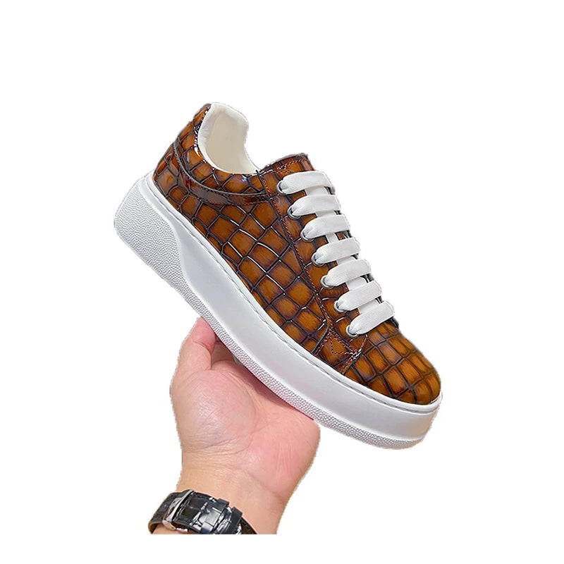 Baskets à plateforme à bout rond — Chaussures plates casual à lacets
🚚 Livraison rapide en 8 à 12 jours ouvrés depuis la France FelizShop