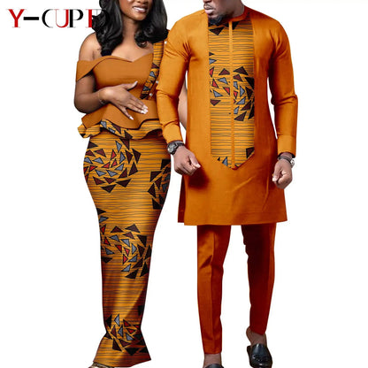 Tenue Africaine Couple – Robe Femme & Ensemble Homme FelizShop