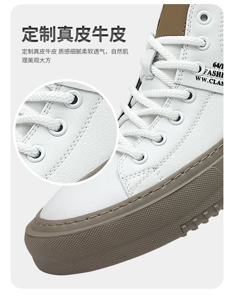 Sneakers Homme 2024 – Chaussures en Cuir Haut de Gamme à Lacets | Style Luxe & Semelle Rehaussante
🚚 Livraison rapide en 8 à 12 jours ouvrés depuis la France FelizShop