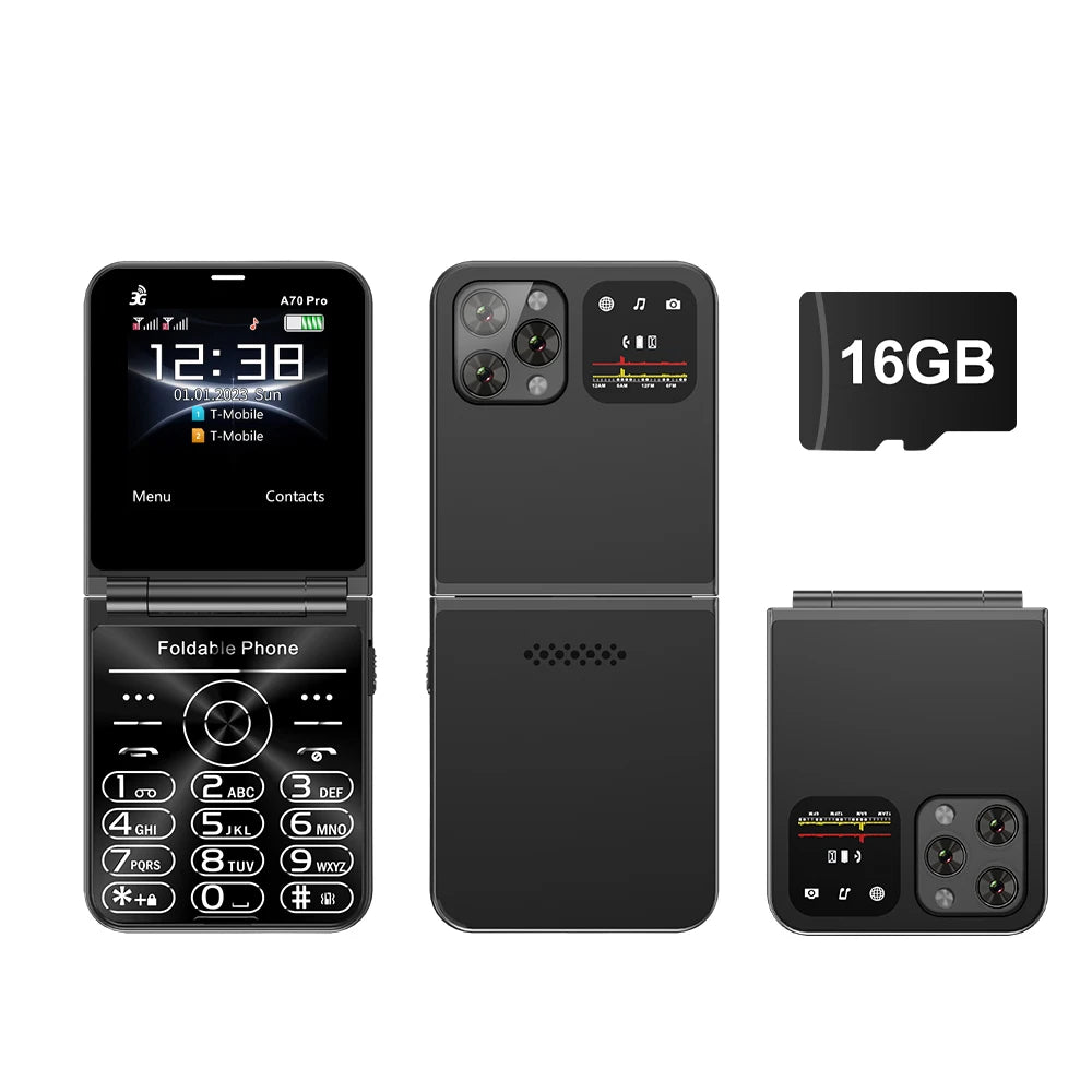 SERVO A70 PRO – Téléphone à Clapet 3G Double SIM avec Radio, Flash & Plus !
🚚Livraison gratuite rapide et sécurisé FR - FelizShop