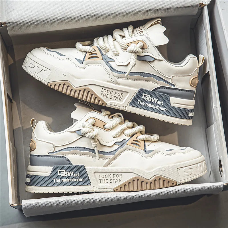 Baskets Chunky Homme 2025 – Sneakers Streetwear à Semelle Épaisse Antidérapante | Style Tendance Jeune & Urbain🚚 Livraison rapide en 8 à 12 jours ouvrés depuis la France FelizShop