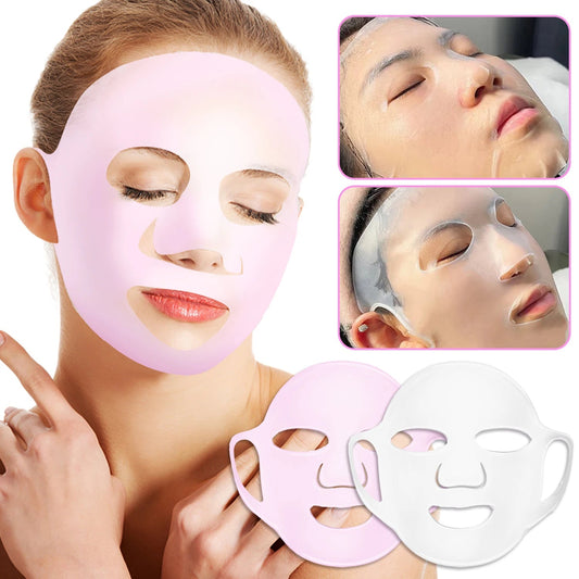 Masque Couvre-Visage en Silicone 3D – Réutilisable avec Attache Oreilles – Pour Booster l’Hydratation & les Soins🚚 Livraison rapide en 8 à 12 jours ouvrés depuis la France FelizShop