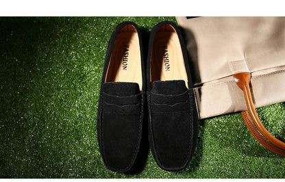 Chaussures homme 38–50 – Chaussures décontractées en cuir véritable – Mocassins tendance pour homme – Slip-on, chaussures plates pour conduite🚚 Livraison rapide en 8 à 12 jours ouvrés depuis la France FelizShop