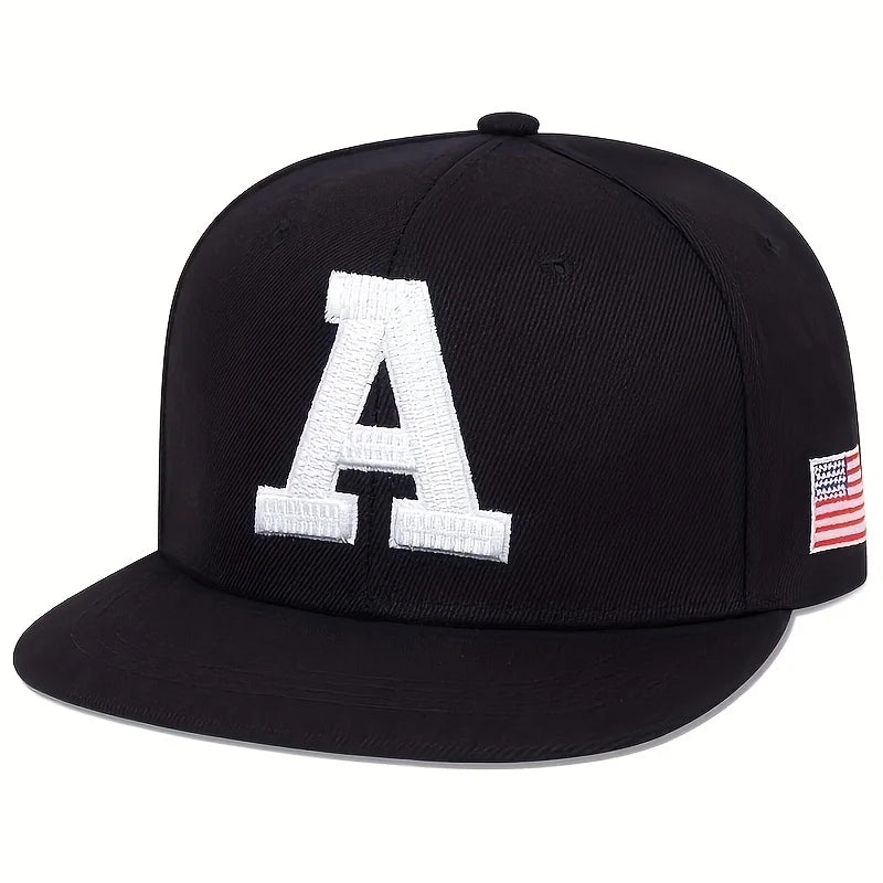 Fashion Men Hip Hop Cap A Letter Embroidery Baseball Caps cotton Snapback Hat Adult adjustment Outdoor Casual Sun Hats Bone 🚚 Livraison rapide FelizShop