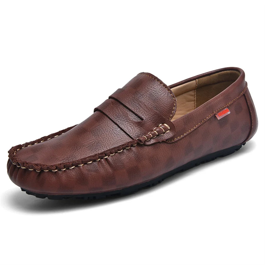 Mocassins Homme Cuir – Chaussures Décontractées à Enfiler | Loafers Style Bateau Haut de Gamme (Taille 38 à 47)🚚 Livraison rapide en 8 à 12 jours ouvrés depuis la France FelizShop