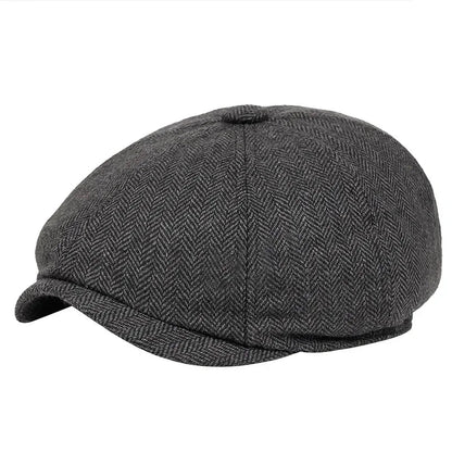 Casquette vintage homme – Chapeau plat style Peaky Blinders, idéal pour le golf, la conduite ou la protection solaire. Pour homme et femme, saisons printemps, été, automne.🚚Livraison gratuite rapide et sécurisé FR FelizShop