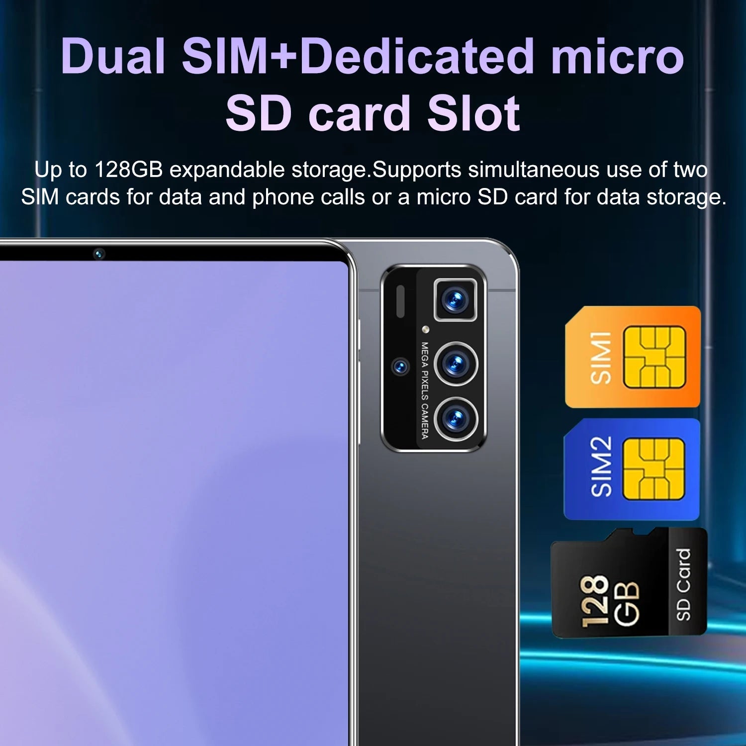 Tablette 5G Android 13 – 10.36" | 16Go RAM, 1To ROM TechOne