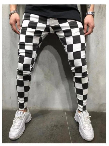 Pantalon Homme Business Décontracté | Style Rétro Imprimé | Coupe Droite Longue | Streetwear Élégant🚚Livraison rapide gratuite et sécurisée FelizShop