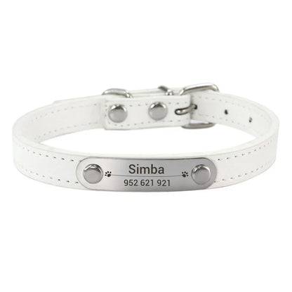 Collier Personnalisé pour Chien & Chat – Gravure Nom + Anti-Perte – Simili Cuir Rose (Taille S à L) 🚚 Livraison rapide en 8 à 12 jours ouvrés depuis la France FelizShop