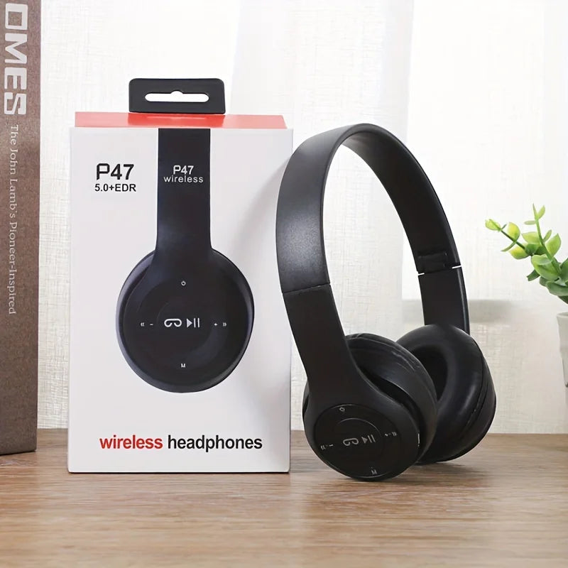 Casque Sans Fil Bluetooth 5.0 – Pliable, Basses Puissantes & Carte Mémoire | Avec Micro🚚 Livraison rapide en 8 à 12 jours ouvrés depuis la France FelizShop