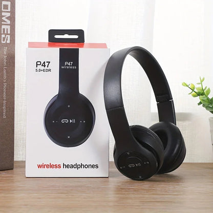 Casque Sans Fil Bluetooth 5.0 – Pliable, Basses Puissantes & Carte Mémoire | Avec Micro🚚 Livraison rapide en 8 à 12 jours ouvrés depuis la France FelizShop