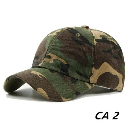 Men Women Summer Cotton Camouflage Printed Baseball Caps Sunhat Outdoor Unisex  Sports Adjustable Snapback Anti-UV Hat Visors 🚚 Livraison rapide FelizShop