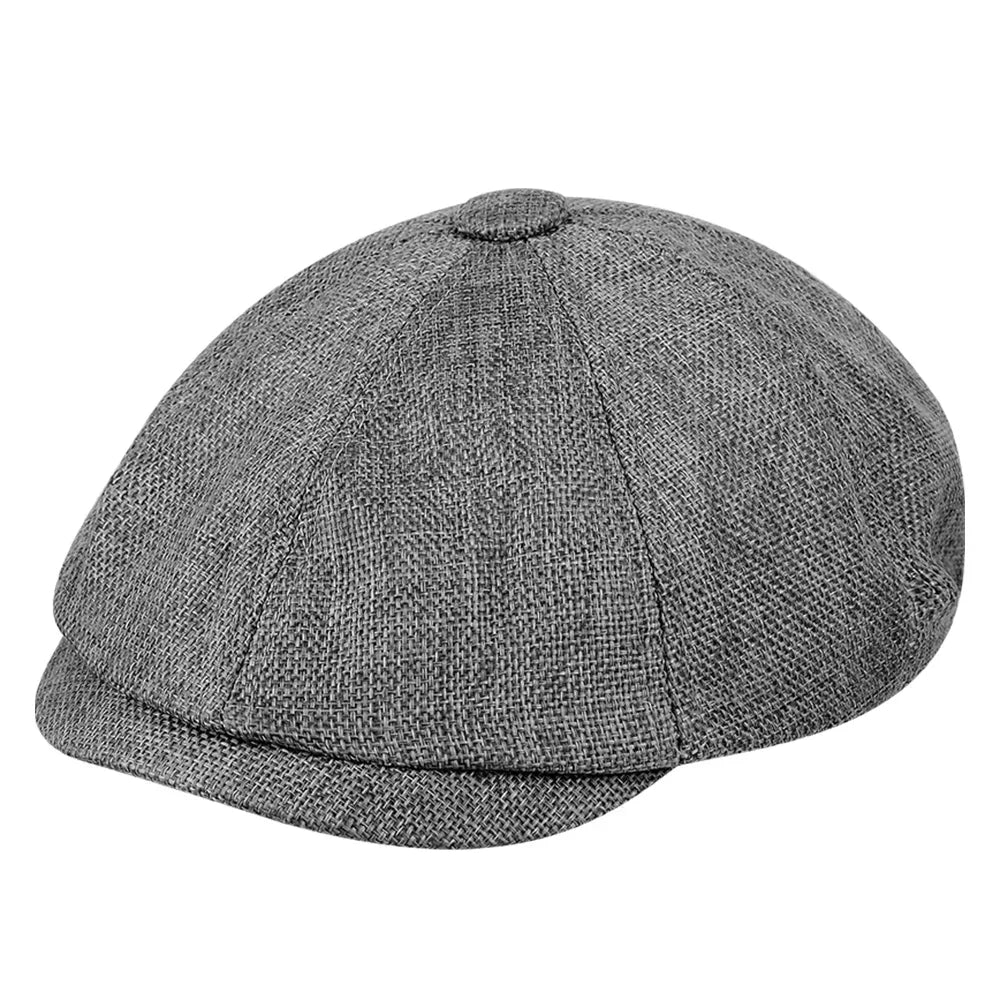 Casquette vintage homme – Chapeau plat style Peaky Blinders, idéal pour le golf, la conduite ou la protection solaire. Pour homme et femme, saisons printemps, été, automne.🚚Livraison gratuite rapide et sécurisé FR FelizShop
