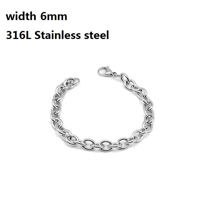 Bracelet Chaîne Cubaine en Acier Inoxydable 316L – Style Figaro Unisexe – Bijou Vintage & Tendance🚚 Livraison rapide en 8 à 12 jours ouvrés depuis la France FelizShop