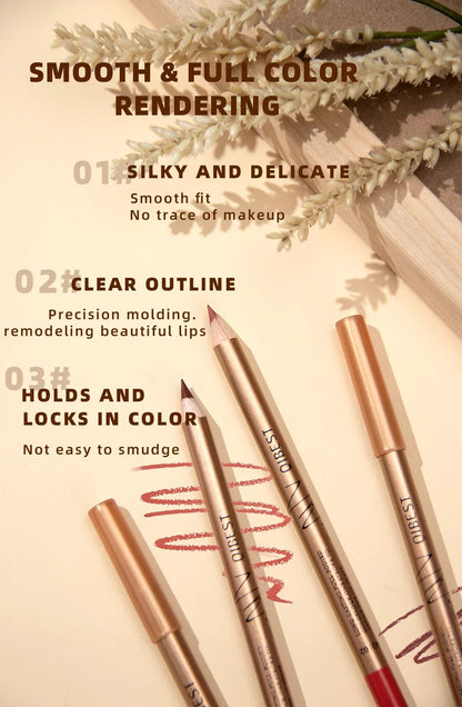 Set 12 Crayons à Lèvres Mat – Waterproof & Longue Tenue | Lip Liner Non-Transfert pour Contour Précis & Maquillage Parfait🚚 Livraison rapide FelizShop