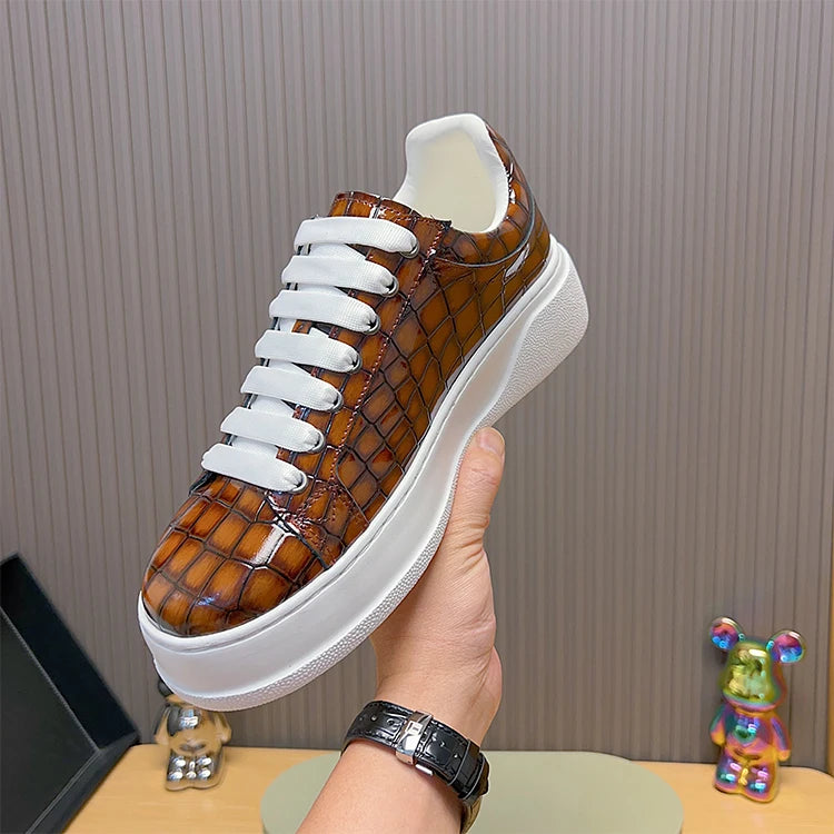 Baskets à plateforme à bout rond — Chaussures plates casual à lacets
🚚 Livraison rapide en 8 à 12 jours ouvrés depuis la France FelizShop