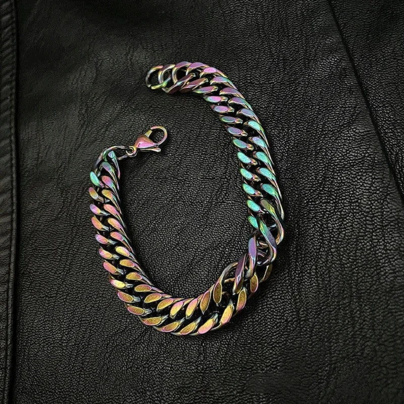 Bracelet Chaîne Cubaine en Acier Inoxydable 316L – Style Figaro Unisexe – Bijou Vintage & Tendance🚚 Livraison rapide en 8 à 12 jours ouvrés depuis la France FelizShop