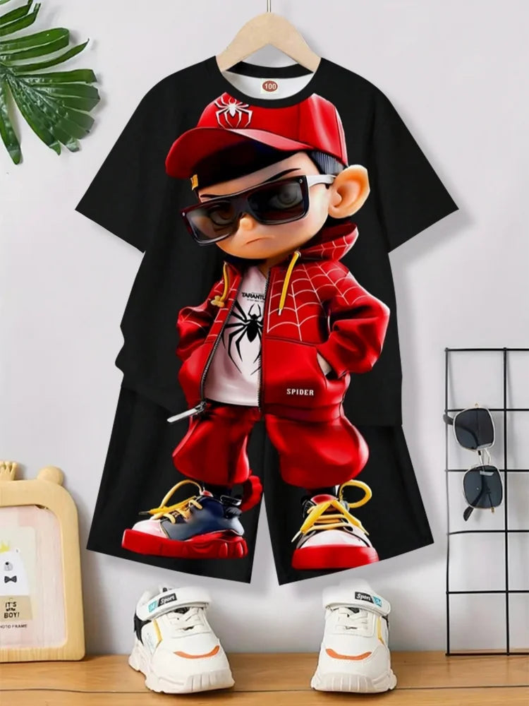 Ensemble Été 2025 Homme – T-Shirt + Short Imprimé Ours – Style Streetwear & Respirant🚚 Livraison rapide en 8 à 12 jours ouvrés depuis la France FelizShop
