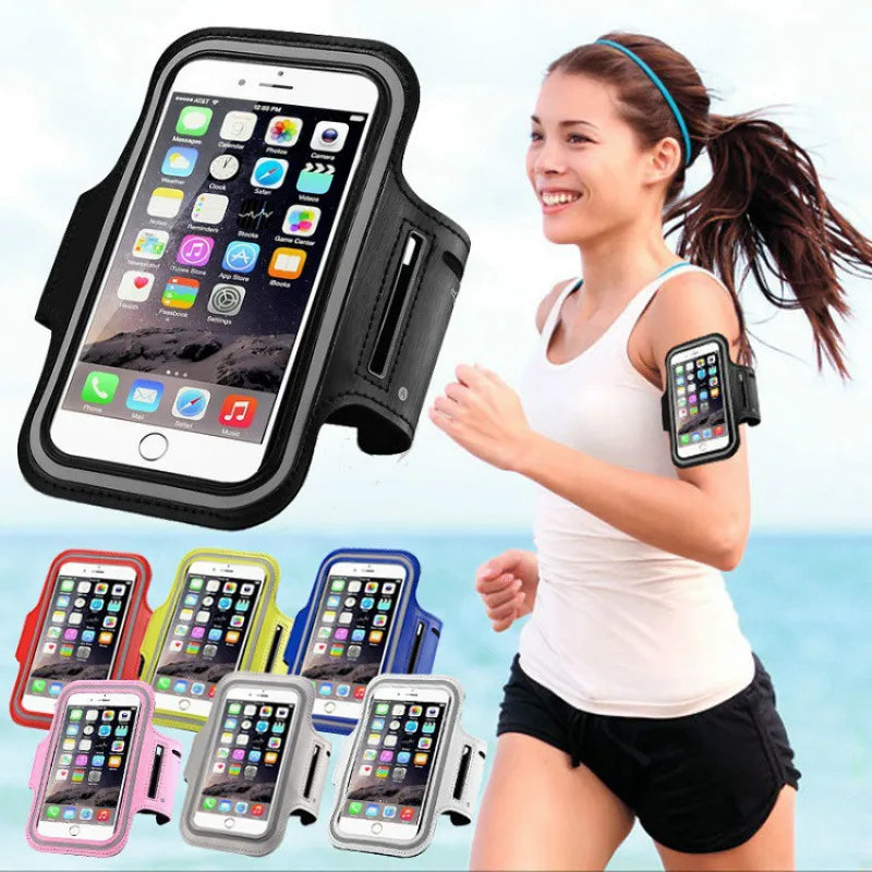 Brassard téléphone portable sport en extérieur — Support smartphone universel pour gym, course — Pochette brassard pour téléphones 4 à 7 pouces🚚 Livraison rapide en 8 à 12 jours ouvrés depuis la France FelizShop