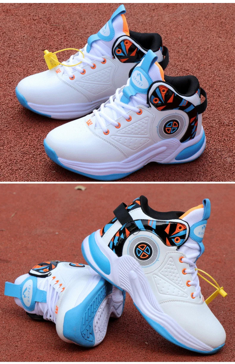 Chaussures de Basketball pour Homme – Baskets de Sport à Amorti, Confortables et Résistantes, Sneakers Jeunesse pour le Jeu et l’Entraînement🚚 Livraison rapide en 8 à 12 jours ouvrés depuis la France FelizShop