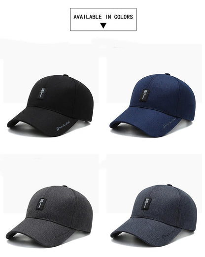 Casquettes Hatsmen pour le printemps et l’automne — Casquettes pour hommes d’âge moyen et seniors — Casquettes décontractées pour toutes saisons — Style "papa" — Casquettes baseball pour homme🚚 Livraison rap FelizShop