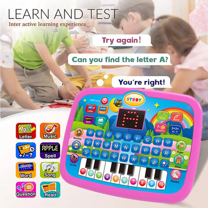 Tablette Éducative Enfant 3+ – Jeu Interactif Lecture, Maths, Musique + Clavier Électronique | Jouet Cadeau Anniversaire / Noël
🚚Livraison gratuite rapide et sécurisé FR FelizShop