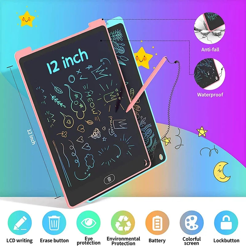 Tablette d’Écriture LCD 12” – Ardoise Électronique de Dessin & Notes | Jouet Digital pour Enfants Créatifs
🚚Livraison gratuite rapide et sécurisé FR FelizShop
