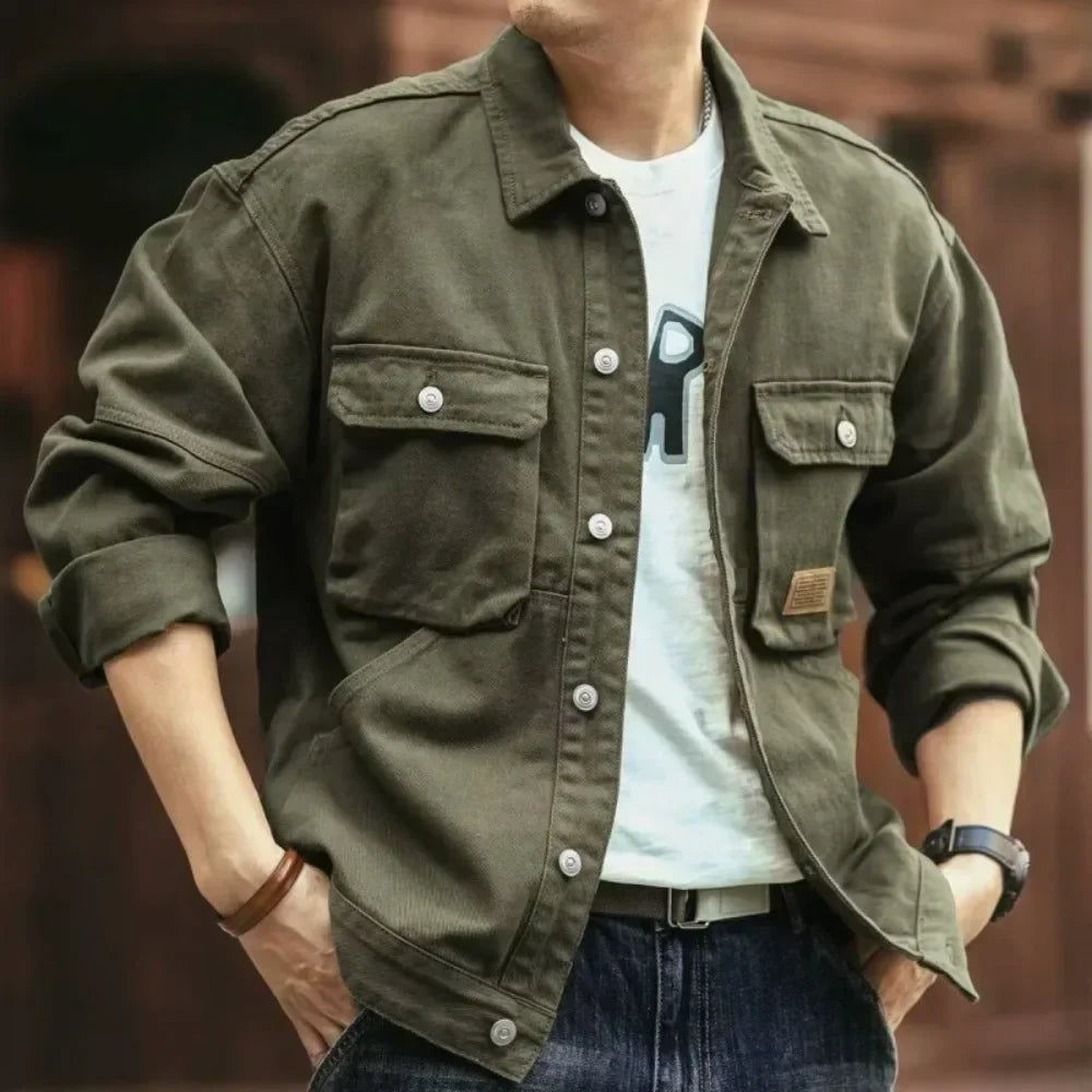 Veste Cargo Homme – Printemps/Automne 2024 | Style Décontracté & Urbain | Coupe Large Haute Qualité en Jean
🚚Livraison rapide gratuite et sécurisée FelizShop