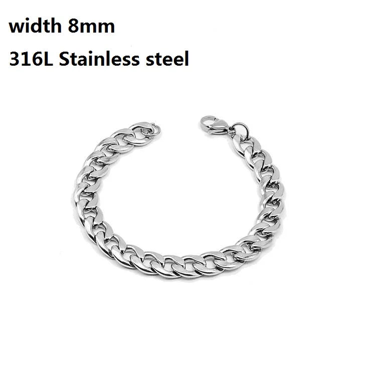 Bracelet Chaîne Cubaine en Acier Inoxydable 316L – Style Figaro Unisexe – Bijou Vintage & Tendance🚚 Livraison rapide en 8 à 12 jours ouvrés depuis la France FelizShop