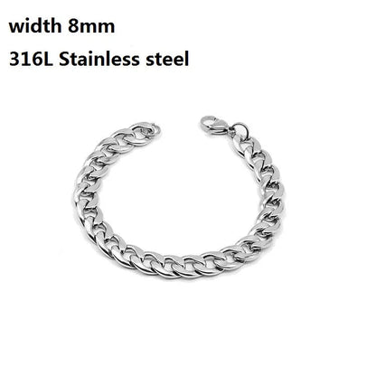Bracelet Chaîne Cubaine en Acier Inoxydable 316L – Style Figaro Unisexe – Bijou Vintage & Tendance🚚 Livraison rapide en 8 à 12 jours ouvrés depuis la France FelizShop