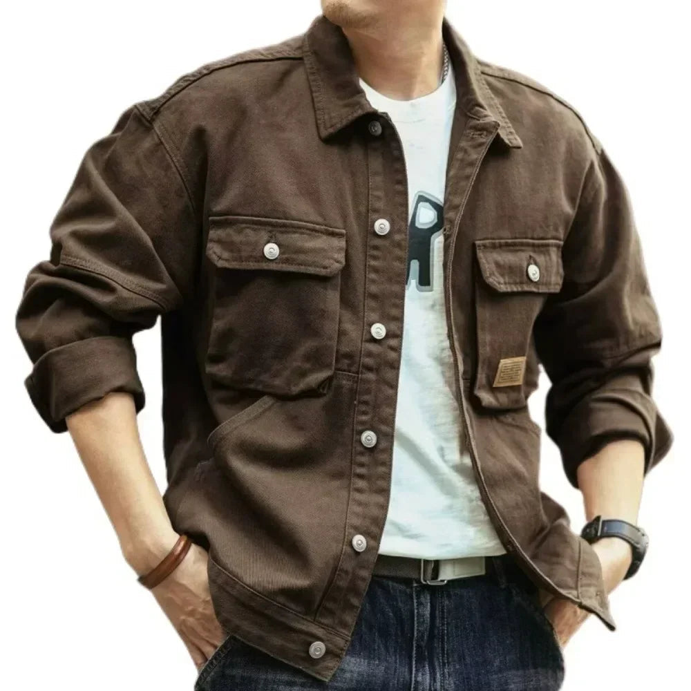 Veste Cargo Homme – Printemps/Automne 2024 | Style Décontracté & Urbain | Coupe Large Haute Qualité en Jean
🚚Livraison rapide gratuite et sécurisée FelizShop