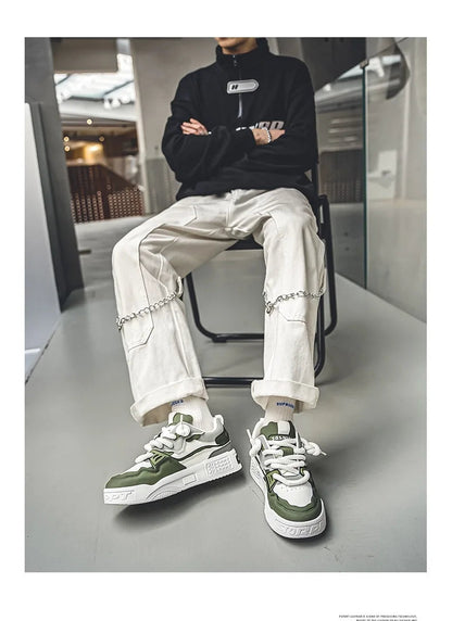 Baskets Chunky Homme 2025 – Sneakers Streetwear à Semelle Épaisse Antidérapante | Style Tendance Jeune & Urbain🚚 Livraison rapide en 8 à 12 jours ouvrés depuis la France FelizShop
