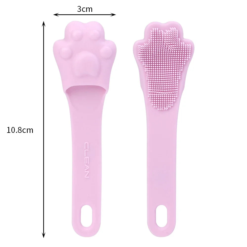 Soft Silicone Facial Cleansing Brush 2 in 1 Silicone Face Mask Brush & Face Scrubber For Exfoliating Massaging Remove Blackhead 🚚 Livraison rapide en 8 à 12 jours ouvrés depuis la France FelizShop