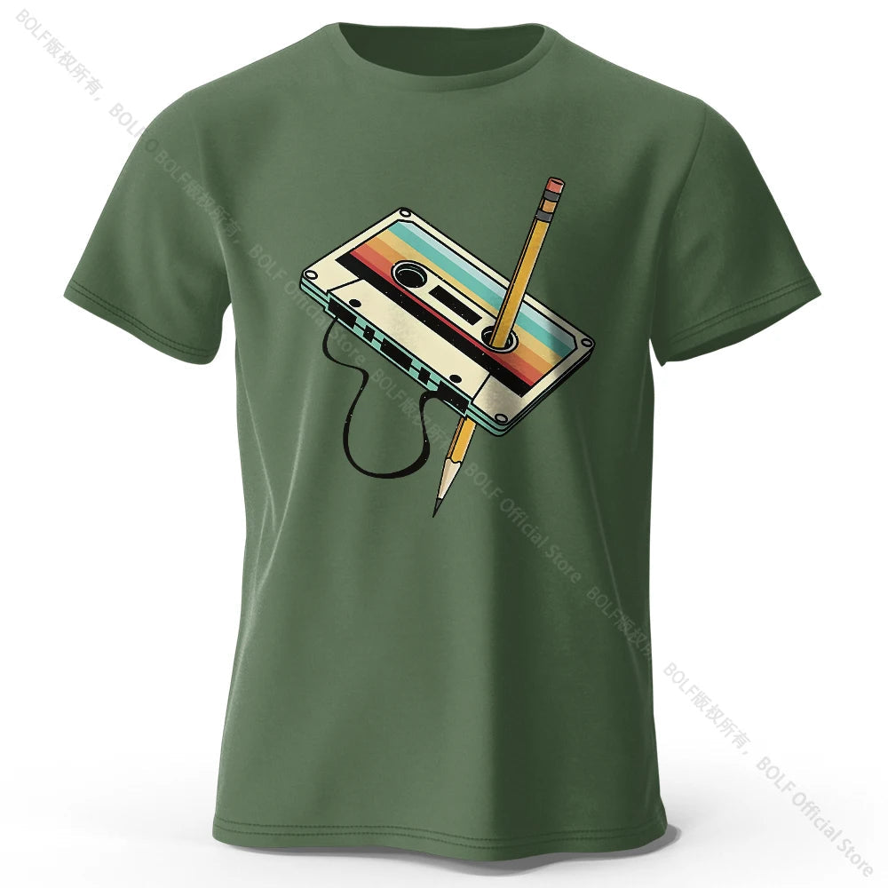 T-shirt Imprimé 100 % Coton – Été, Confort & Style Décontracté🚚 Livraison rapide en 8 à 12 jours ouvrés depuis la France FelizShop