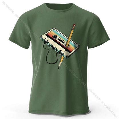 T-shirt Imprimé 100 % Coton – Été, Confort & Style Décontracté🚚 Livraison rapide en 8 à 12 jours ouvrés depuis la France FelizShop