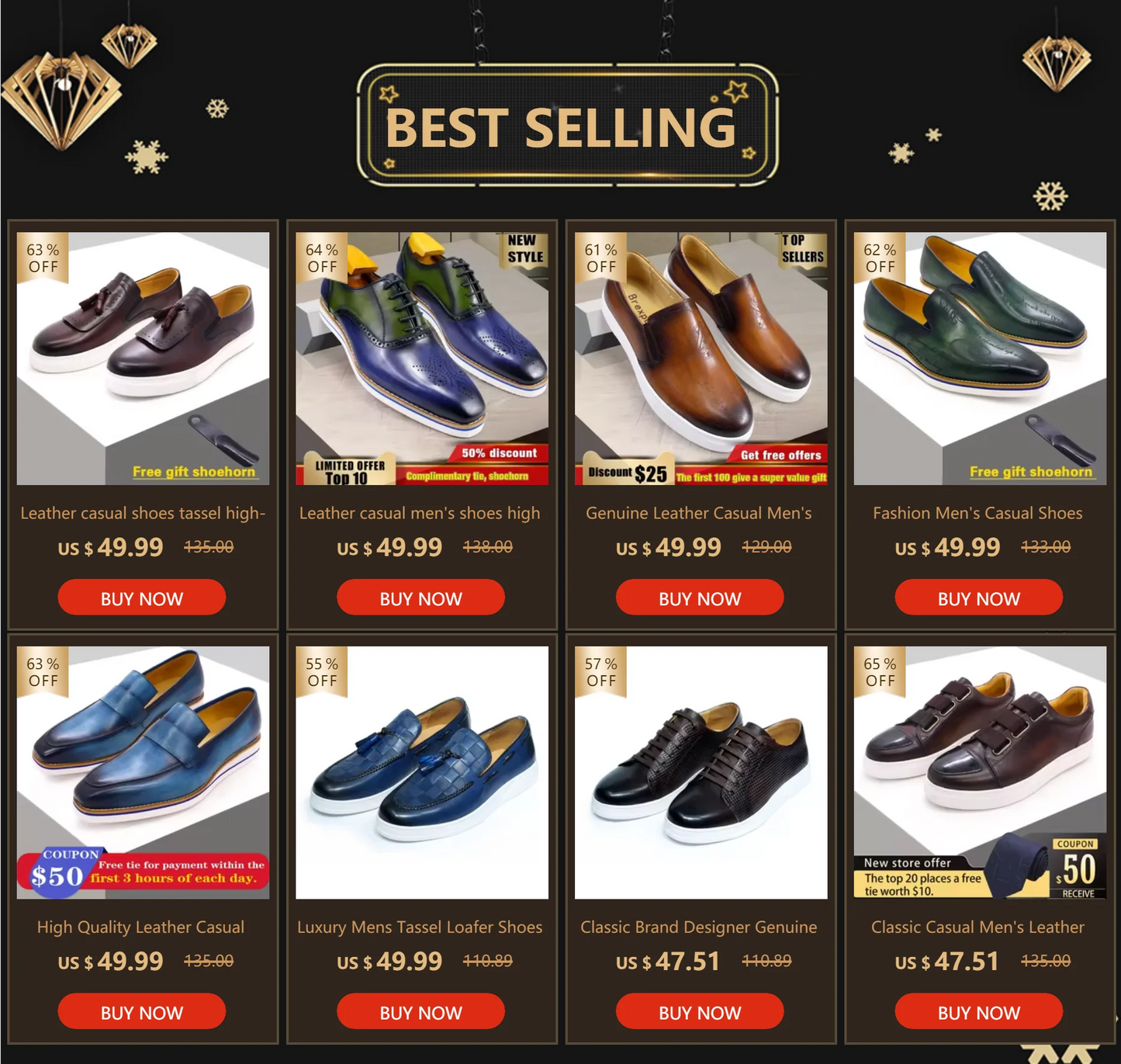 Chaussures en cuir casual haut de gamme pour homme — Style britannique classique, faites main — Chaussures plates confortables pour rendez-vous, soirées et fêtes🚚 Livraison rapide en 8 à 12 jours ouvrés depuis la F FelizShop