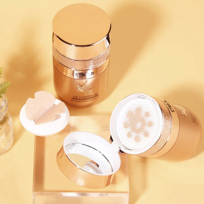 BB Cream Air Cushion – Fond de Teint Hydratant & Unifiant avec Houppette Papillon | Anti-Brillance, Waterproof & Éclaircissant🚚 Livraison rapide 5 à 10 jours ouvrés FelizShop